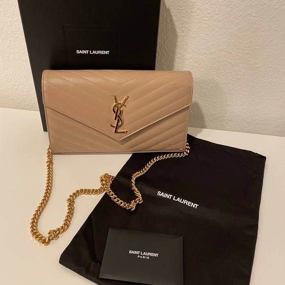 Saint Laurent Bags Ysl Envelope Wallet On Chain Poshmark